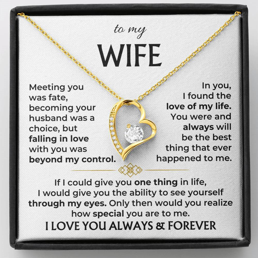 Hollow Love Necklace Pendant Wife Gift