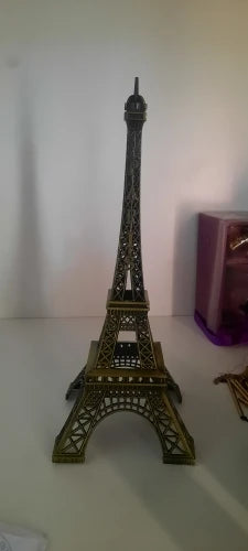 Bronze Paris Eiffel Tower Metal Crafts Home Decoration Accessories Figurine Statue Model Souvenir Home Interior Design 2023 New