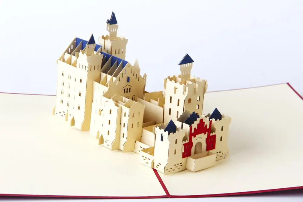 3D Pop Up Birthday Cards Laser Cut Invitations Cards World Architecture Business Card Boy Gifts Greeting Card Tourist Postcard