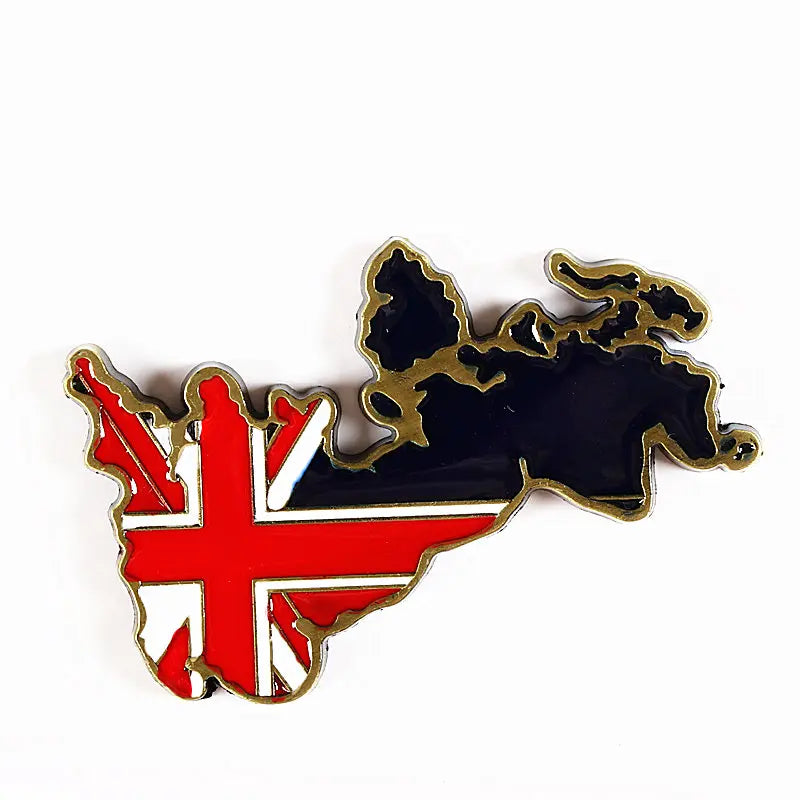 Fridge Magnet Decor Souvenir France United Kingdom Germany United States New York India Metal Magnetic Refrigerator Sticker
