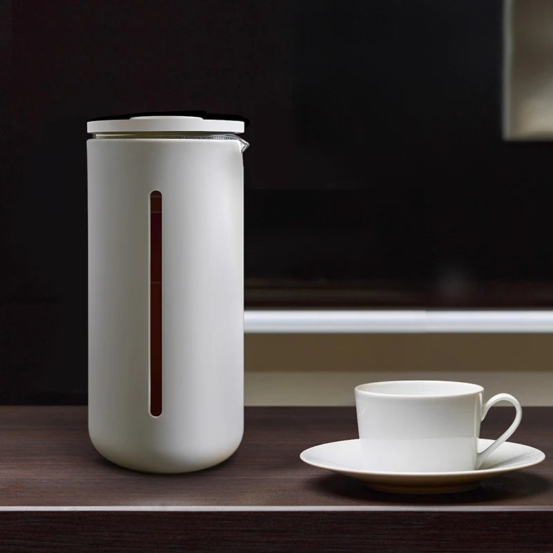 TIMEMORE Store French Press Coffee Small U 450ml Maker Utensils Mug White Black For Kitchen Home Trave Office