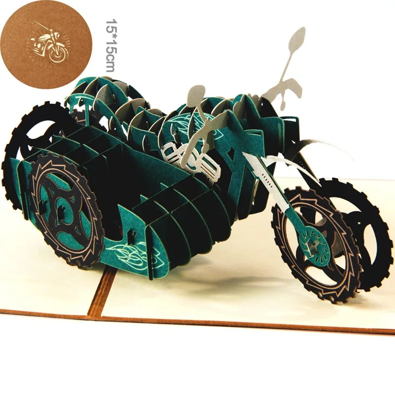 3D Pop Up Birthday Cards Laser Cut Invitations Cards World Architecture Business Card Boy Gifts Greeting Card Tourist Postcard