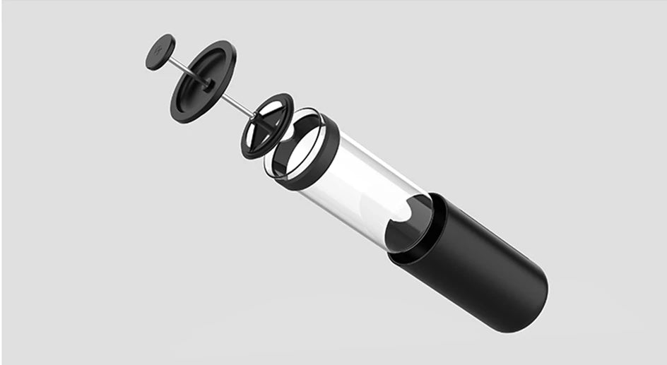 TIMEMORE Store French Press Coffee Small U 450ml Maker Utensils Mug White Black For Kitchen Home Trave Office