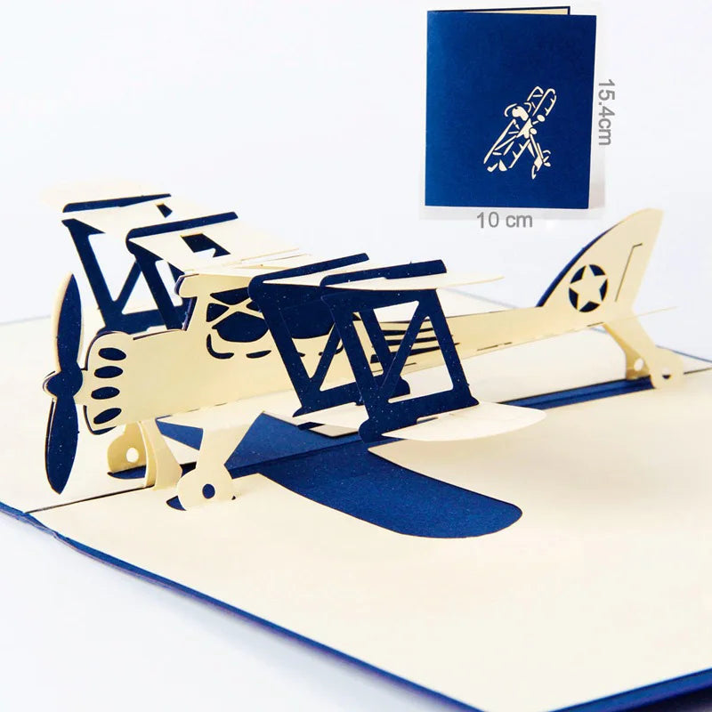 3D Pop Up Birthday Cards Laser Cut Invitations Cards World Architecture Business Card Boy Gifts Greeting Card Tourist Postcard