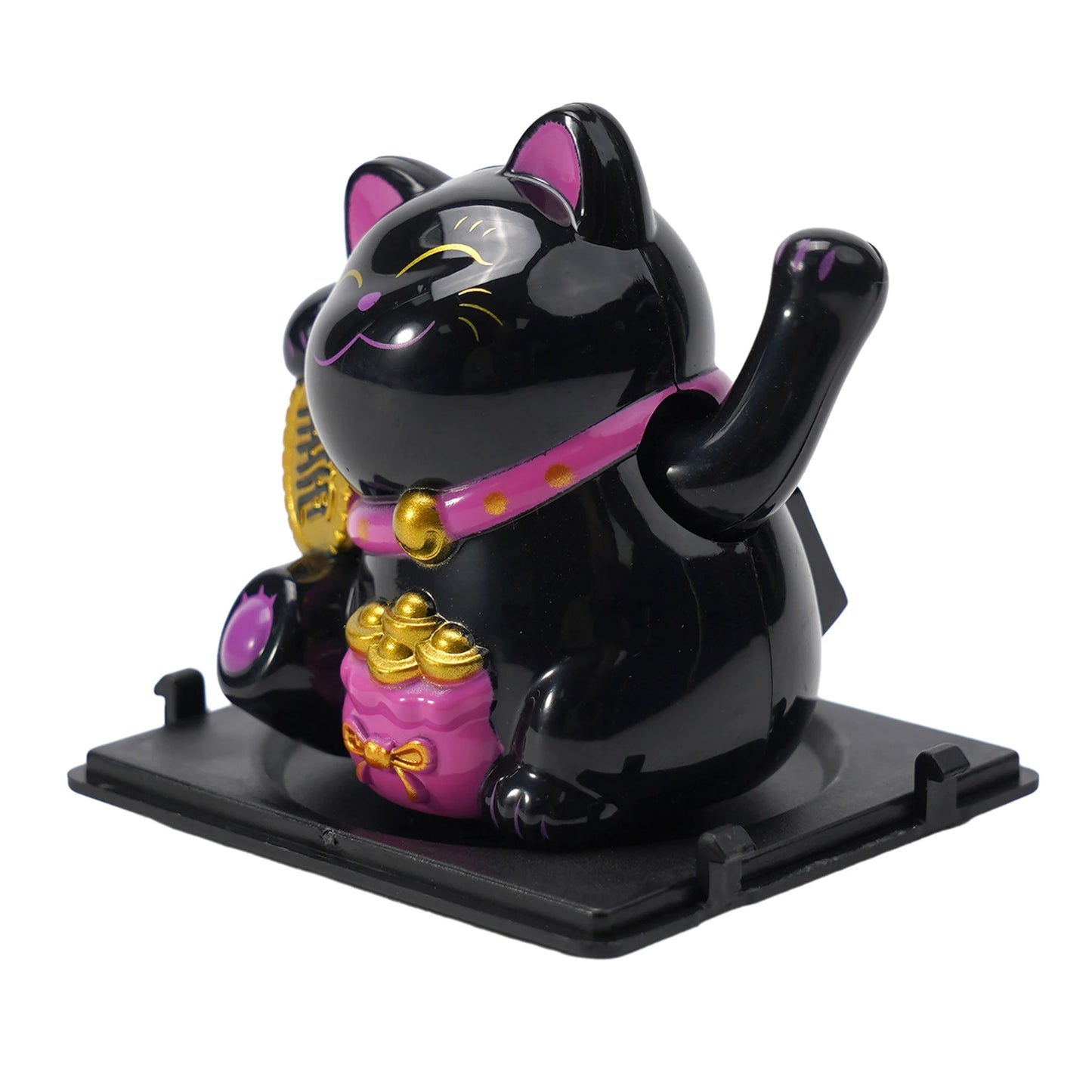 High Quality Lucky Cat Ornament Car Dashboard Decor Vehicle Accessories Automatic Waving Cartoon Decoration Interior