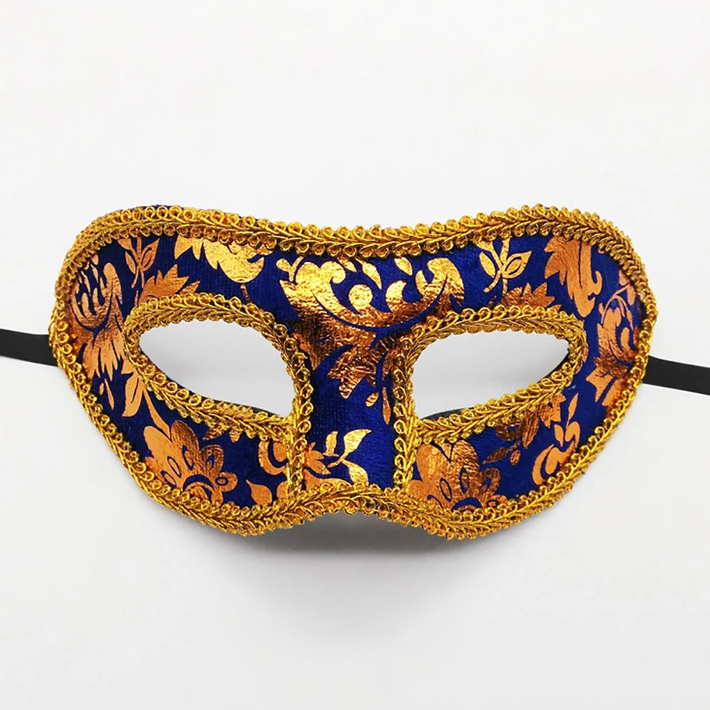 Men Mardi Gras Carnival Mask Venetian Masks Vintage Antique Jazz Masks Masquerade Cosplay Masks Unisex Half Face Party Masks