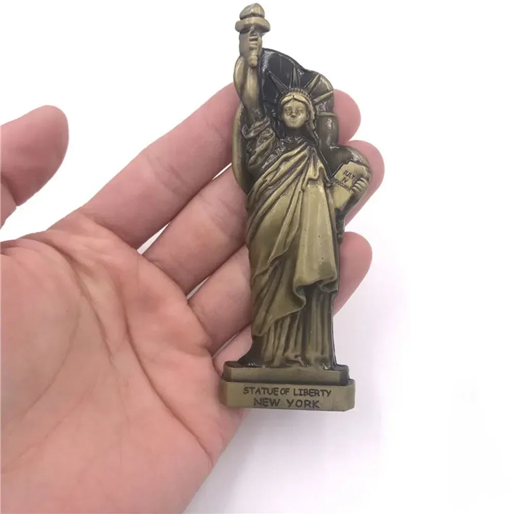 Home Decor Fridge Magnet Refrigerator Metal USA Alaska York Paris Italy London Post Office UK Dubai Belgium Israel Stereo