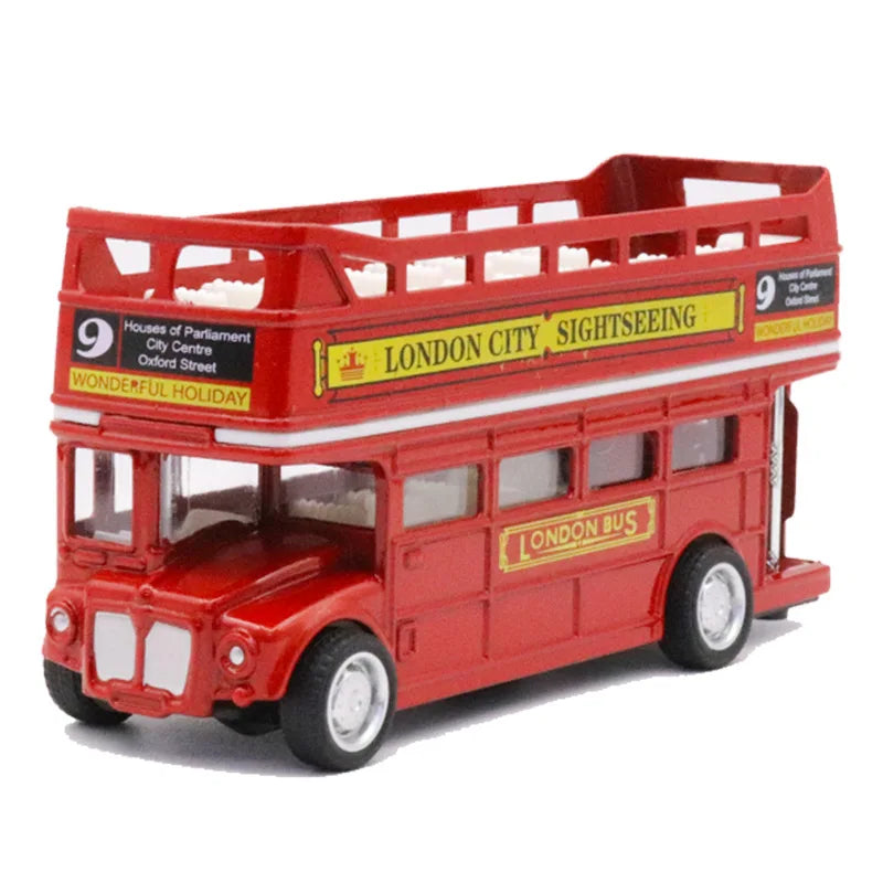 London Bus Taxi Alloy Model Toy Puzzle Toy Boy Birth Gift