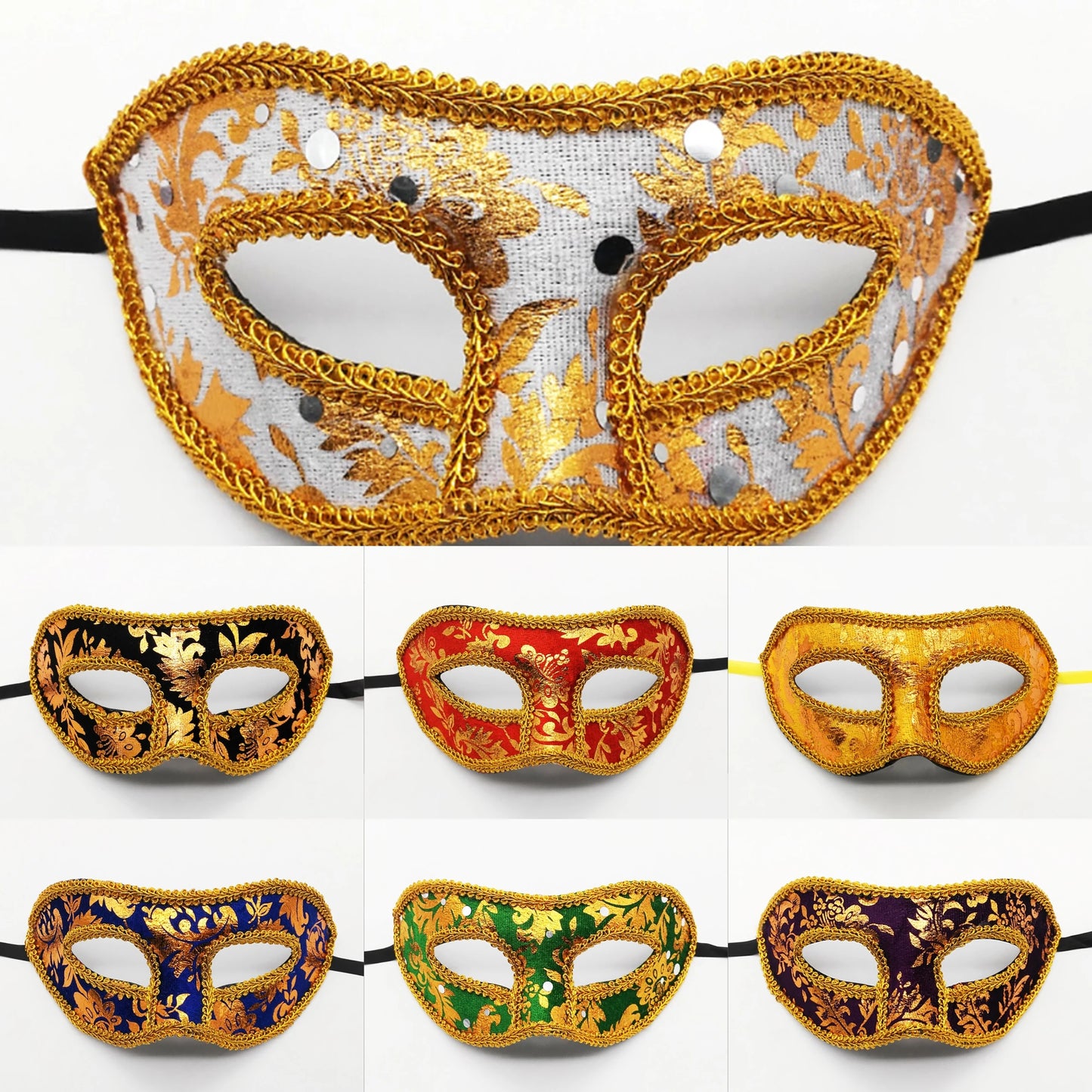 Men Mardi Gras Carnival Mask Venetian Masks Vintage Antique Jazz Masks Masquerade Cosplay Masks Unisex Half Face Party Masks