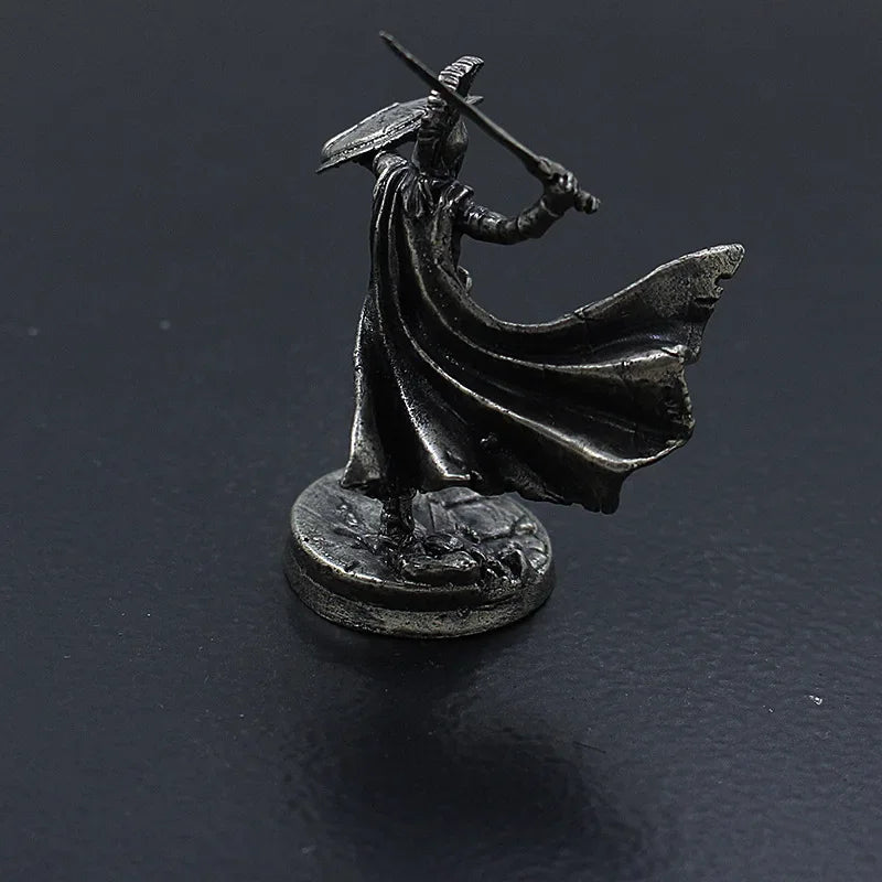 1Pcs Ancient Spartan Rome Soliders Figurines Miniatures Vintage Metal Soldiers Model Statue Desktop Ornament Gift