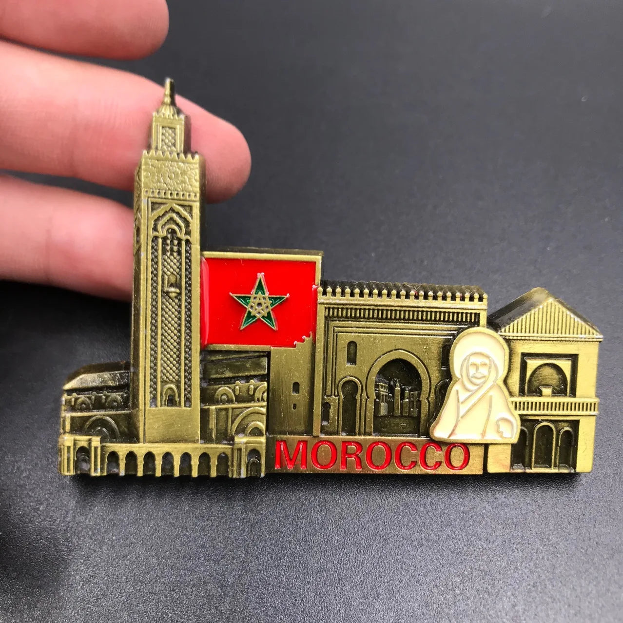 Morocco Tourist Souvenirs Fridge Magnet Casablanca Metal Refrigerator Magnets Home Decor Accessories Souvenir Collection Gifts