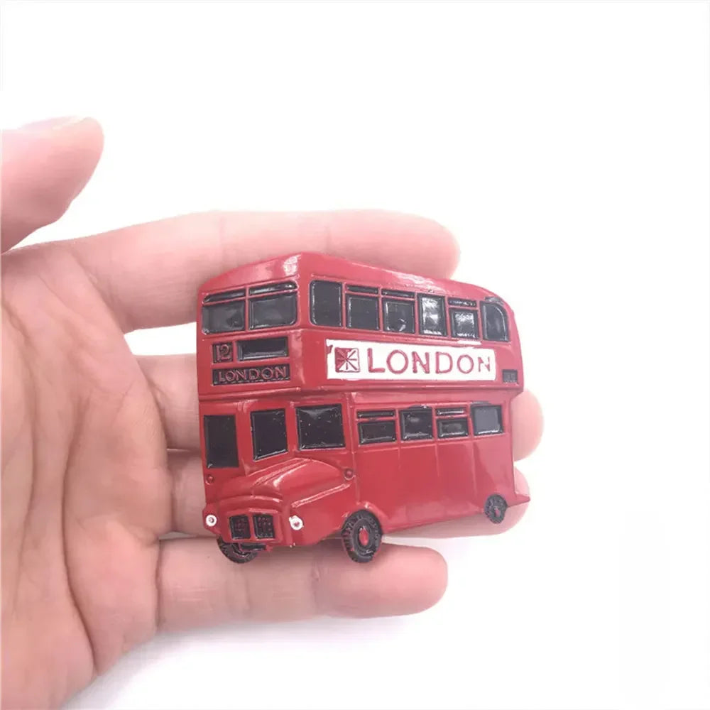 Home Decor Fridge Magnet Refrigerator Metal USA Alaska York Paris Italy London Post Office UK Dubai Belgium Israel Stereo