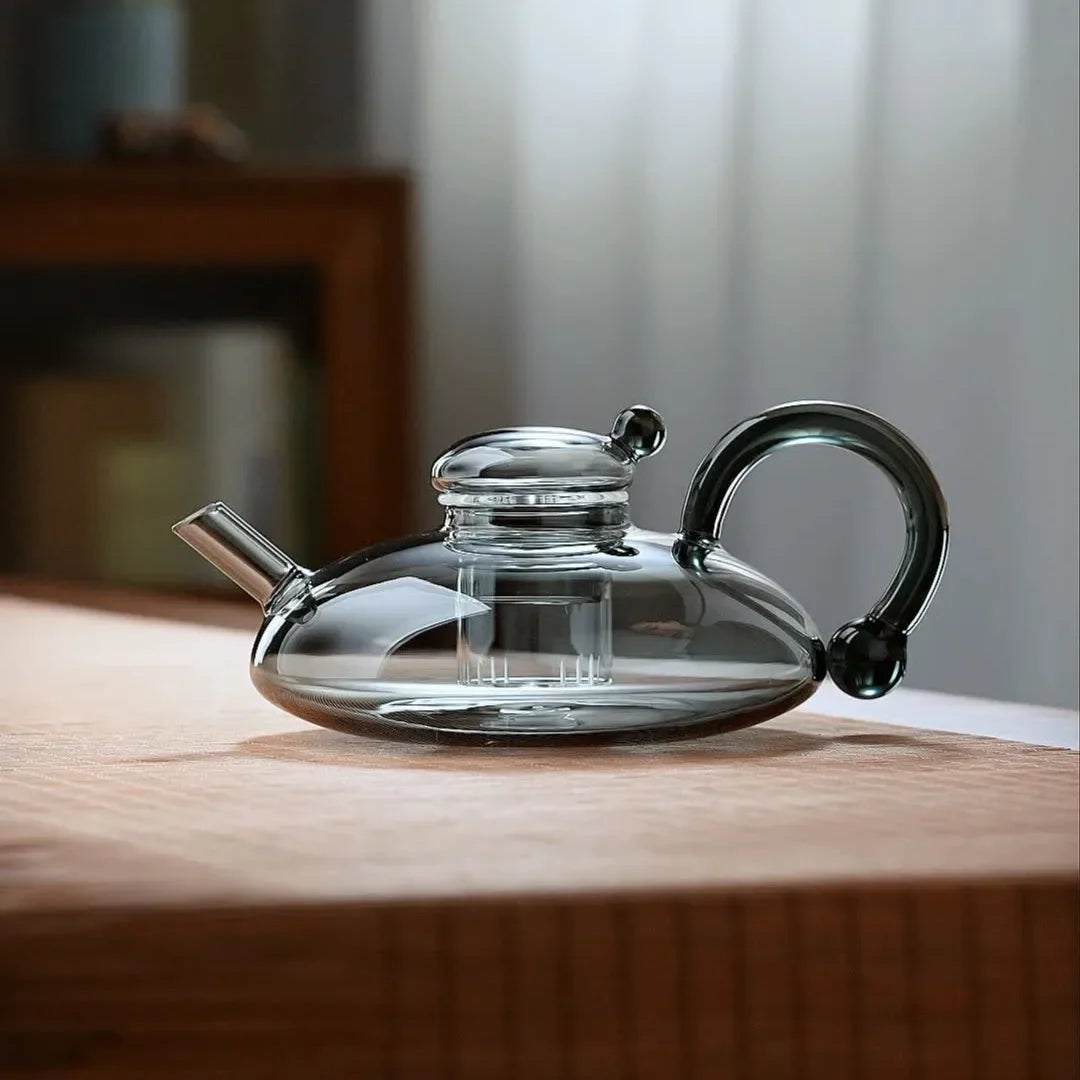 Flower Tea Teapot Set British-Style Boiled Fruit Tea Set Heat-Resistant Glass Nordic Affordable Luxury Health Pot