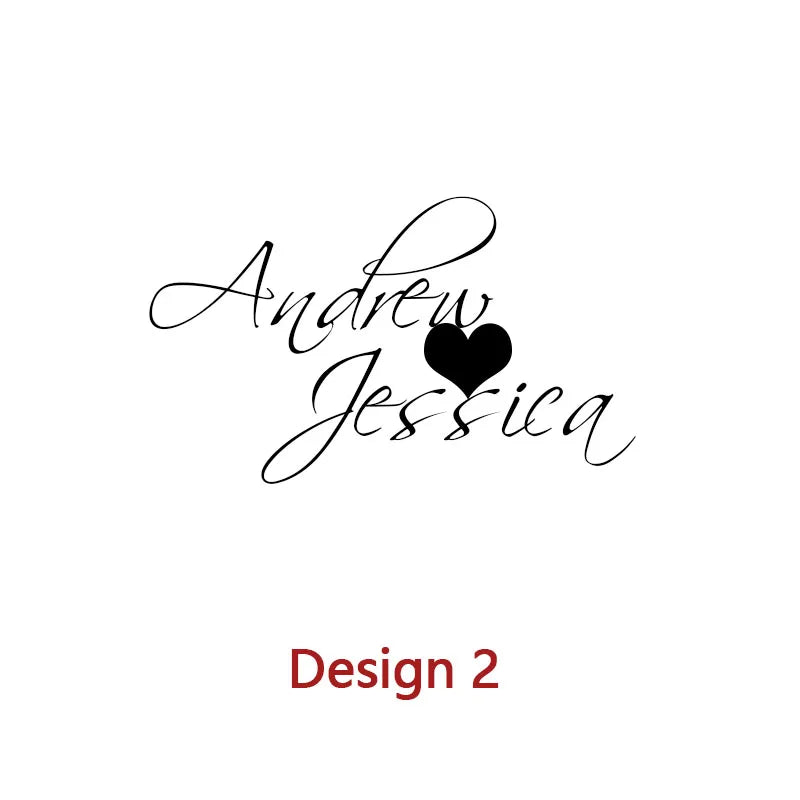 Custom Two Names Necklace with Heart Stainless Steel Couple Choker Personalized Jewelry Mother's Day Gift Women's Necklace Gift