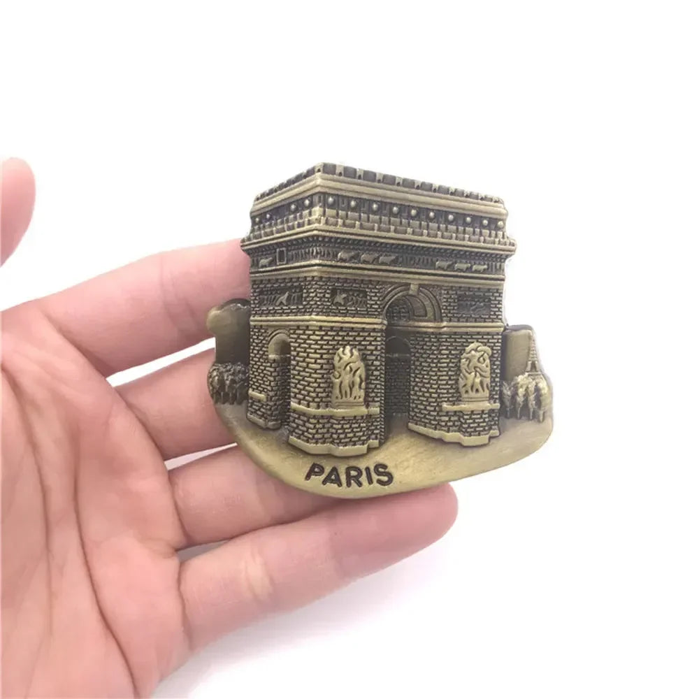Home Decor Fridge Magnet Refrigerator Metal USA Alaska York Paris Italy London Post Office UK Dubai Belgium Israel Stereo