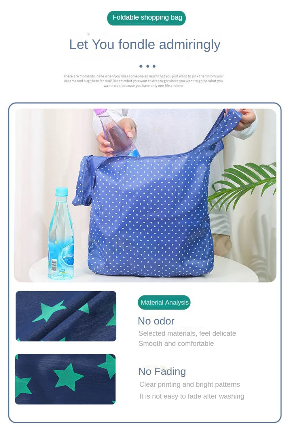 Shopping Bag Eco-Friendly Folding Shopping Bag Reusable Portable Shoulder Handbag For Travel Grocery Fashion Pocket Tote Tools