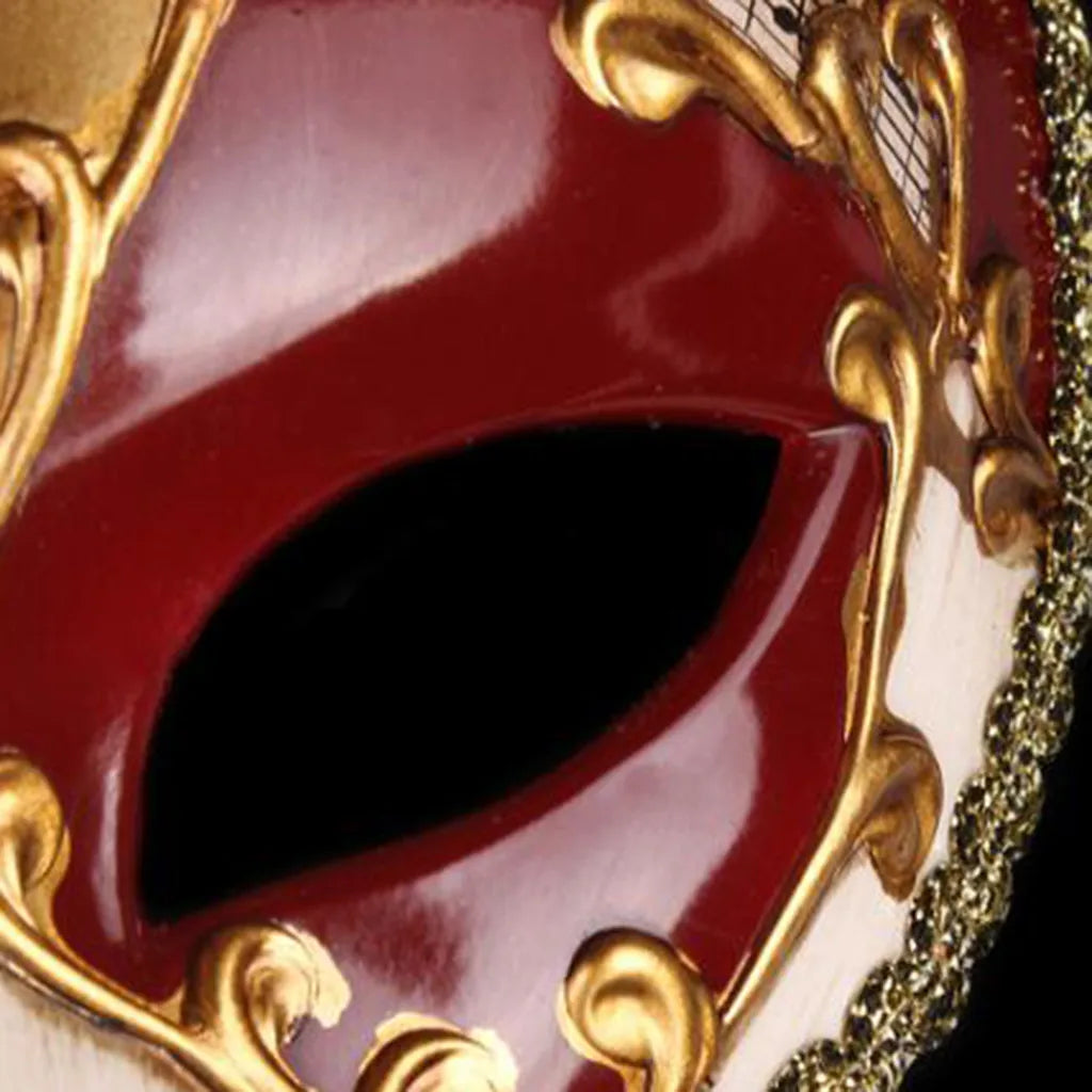 Mardi Gras Mask Men's Masquerade Mask Vintage Venetian Checkered Musical Party Mens Masquerade Mask Vintage Venetian Checkered