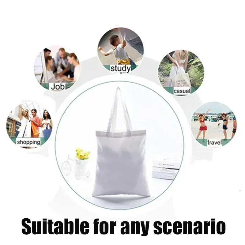 Paris Travel City Print Women Shoulder Bags Harajuku Canvas Shopping Bag Large Capacity Tote Handbag Reusable Eco Girl Handbags