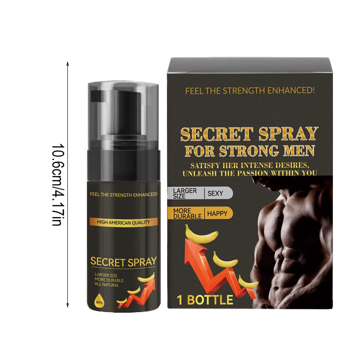 Men's Long-Lasting Delay Spray & Strength Massage Cream – Romantic Gift for Lover