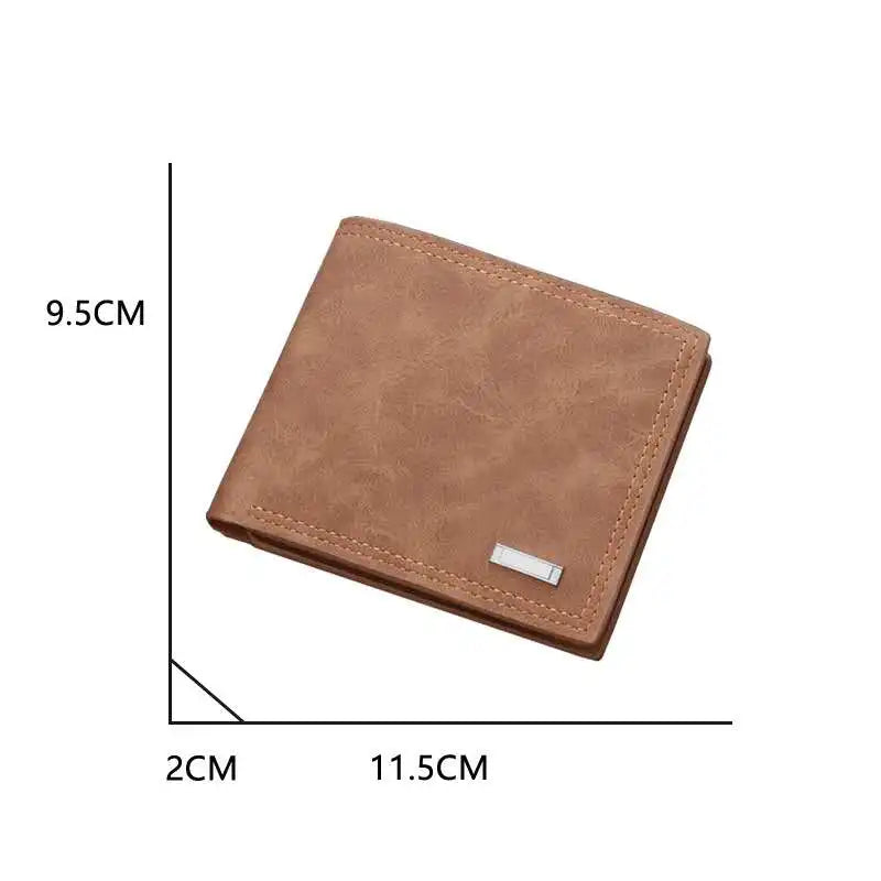 Personalized Men's Leather Wallet – Engraved Gift for Husband or Boyfriend