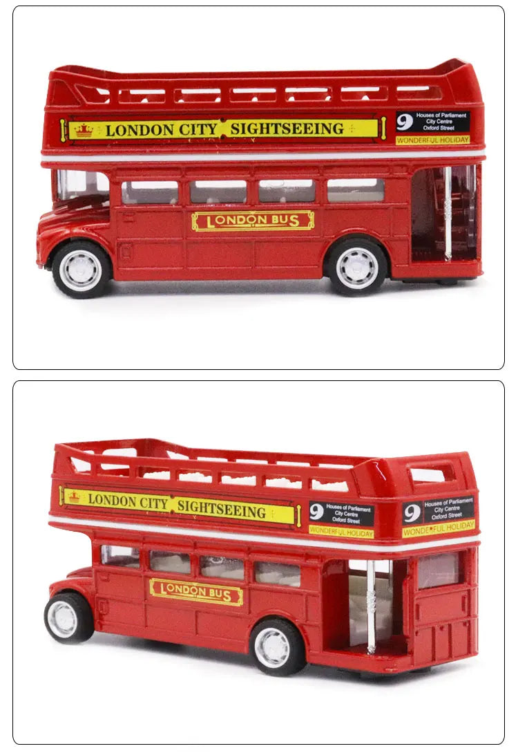 London Bus Taxi Alloy Model Toy Puzzle Toy Boy Birth Gift