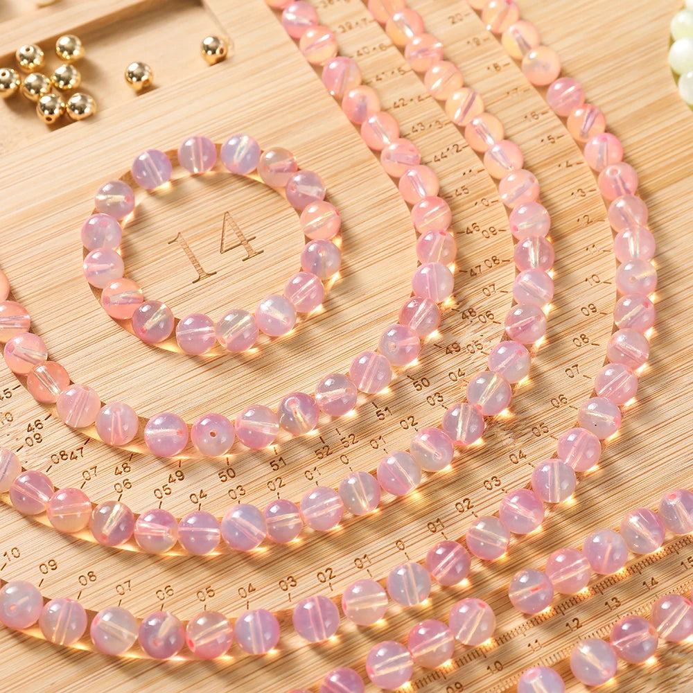 Eco-Friendly Bamboo Bead Board Perfect Tool for Jewelry Making and Beading Projects Bracelet Necklaces Design Beading Mats Trays