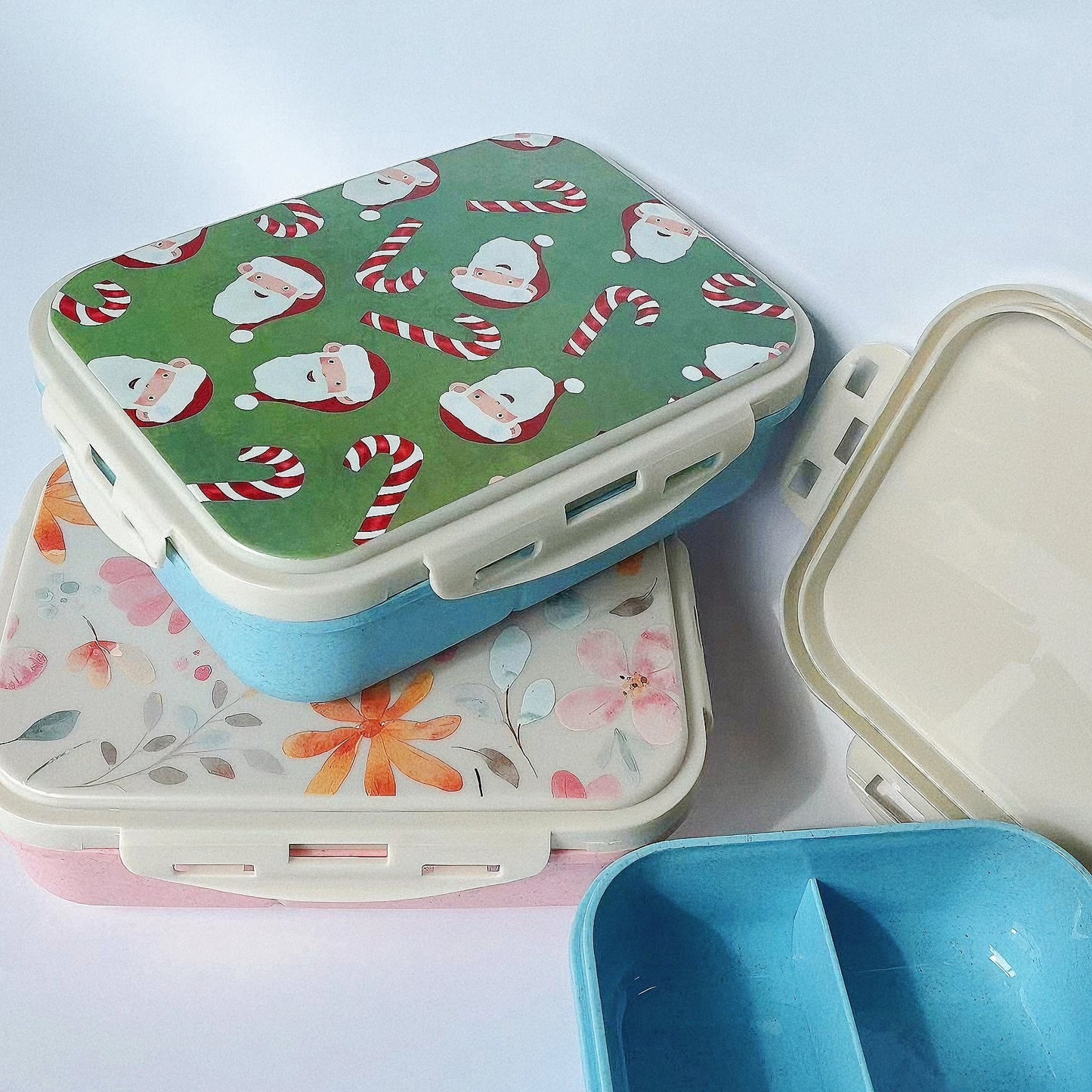 Personalised lunch box for Kids Student Remarks Name LOGO Picture Photo PP Eco-friendly Material With Spoon Fork