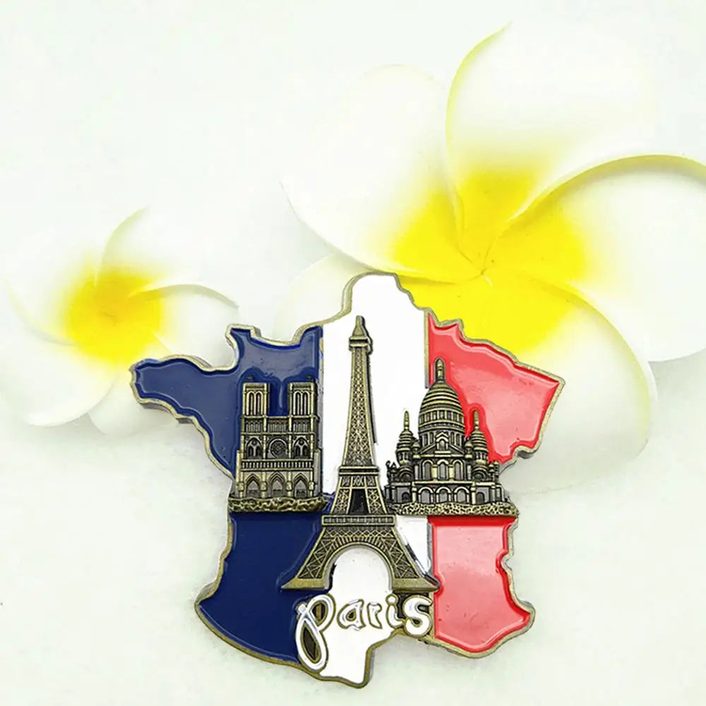 France Paris Eiffel Tower Triumphal Arch European Refrigerator Magnetic Fridge Magnets World Tourist Souvenir Collection Gifts