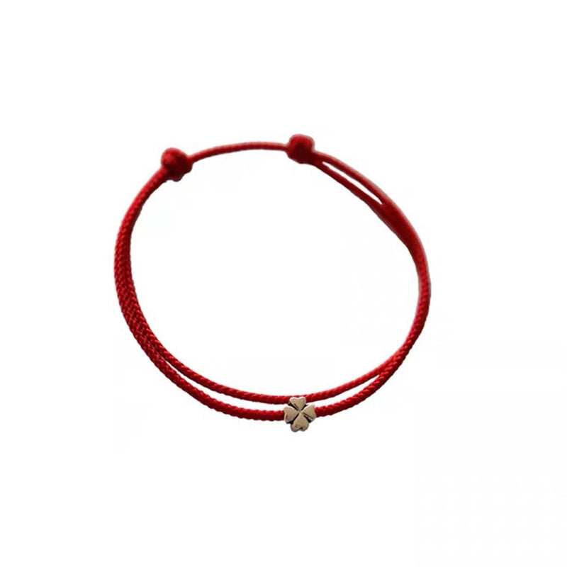 Handmade Colorful Rope Lucky Cat Bracelet For Women Girls Birthday Gifts Charm Tassel Fashion Maneki Neko Couple Bangles