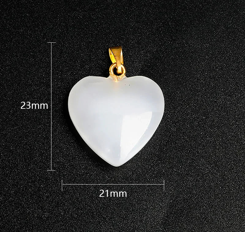 Y2k Love Heart Necklace for Women Fashion Hip Hop Red Hearts Pink Pendants Necklaces Rope Chain Girls Rave Gift Gothic Jewelry