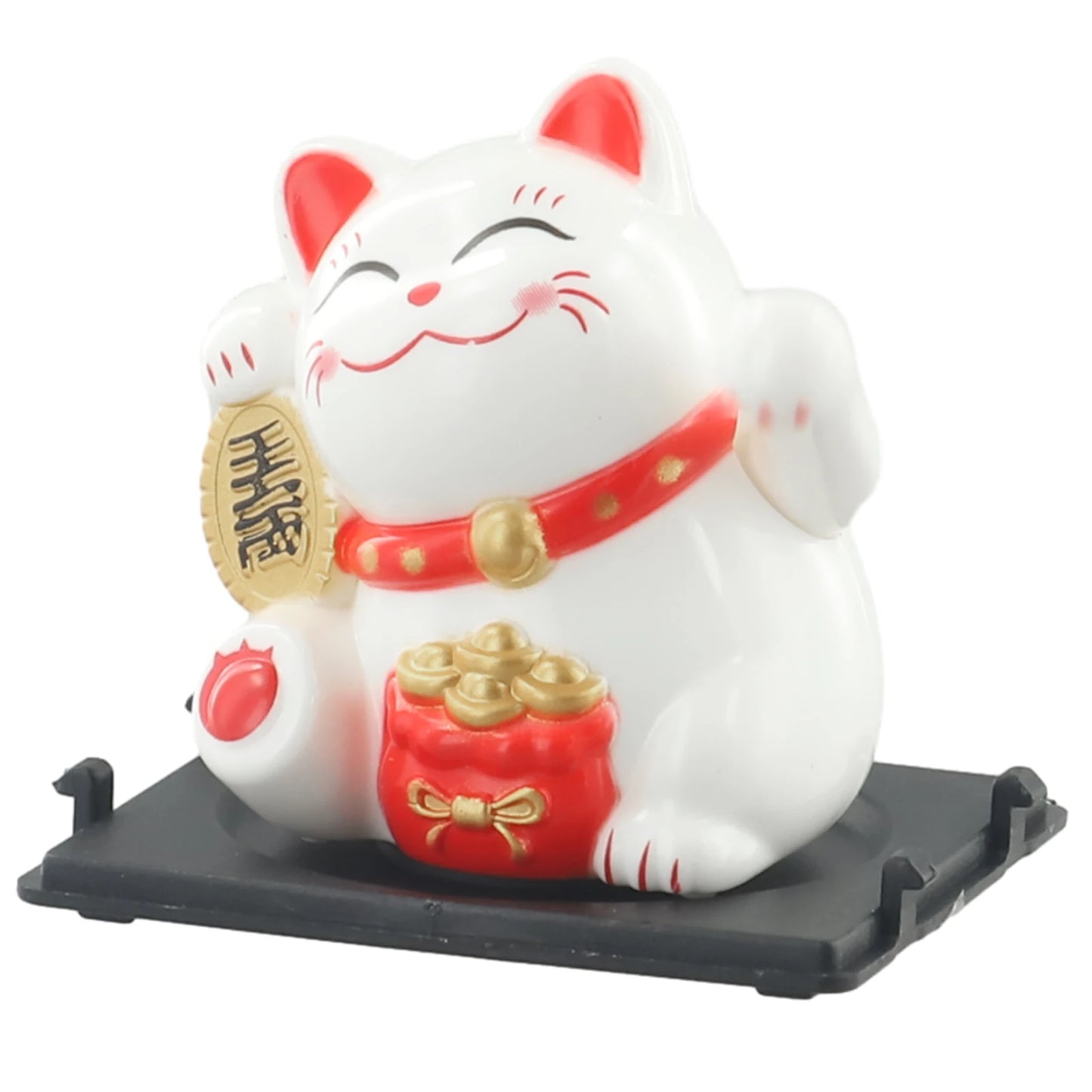 High Quality Lucky Cat Ornament Car Dashboard Decor Vehicle Accessories Automatic Waving Cartoon Decoration Interior