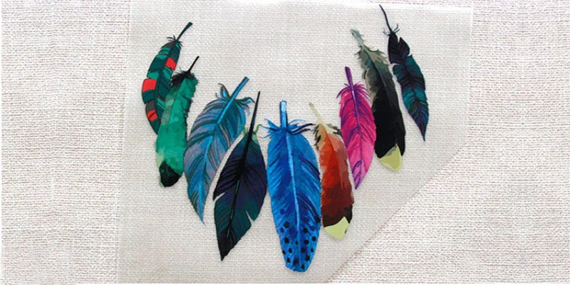 2Pcs/Lot Flamenco Dance Heat Thermal Transfer Fusible Stickers Iron On Thermoadhesive Patches For Clothes Ironing Accessories