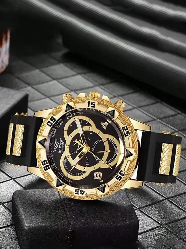 Men's Business Stainless Steel Quartz Watch – Stylish Gift for Boyfriend
