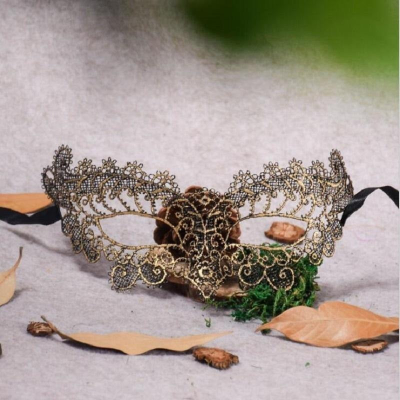 1PC Women Hollow Out Lace Mask Venetian Masquerade Eye Mask Dancing Party Halloween Fancy Mask