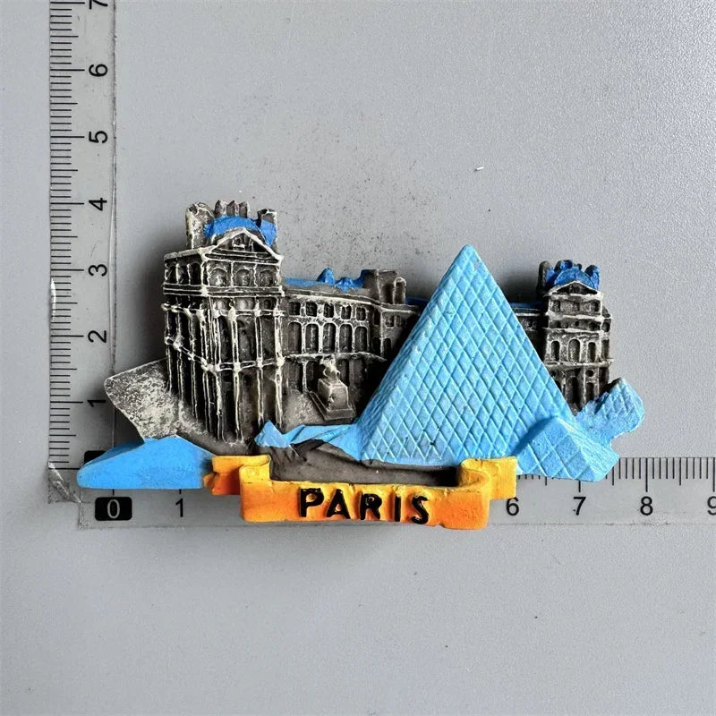 Paris France Tourist Souvenir Fridge Magnets Eiffel Tower French Magnetic Stickers Annecy Decoration on The Fridge Travel Gifts