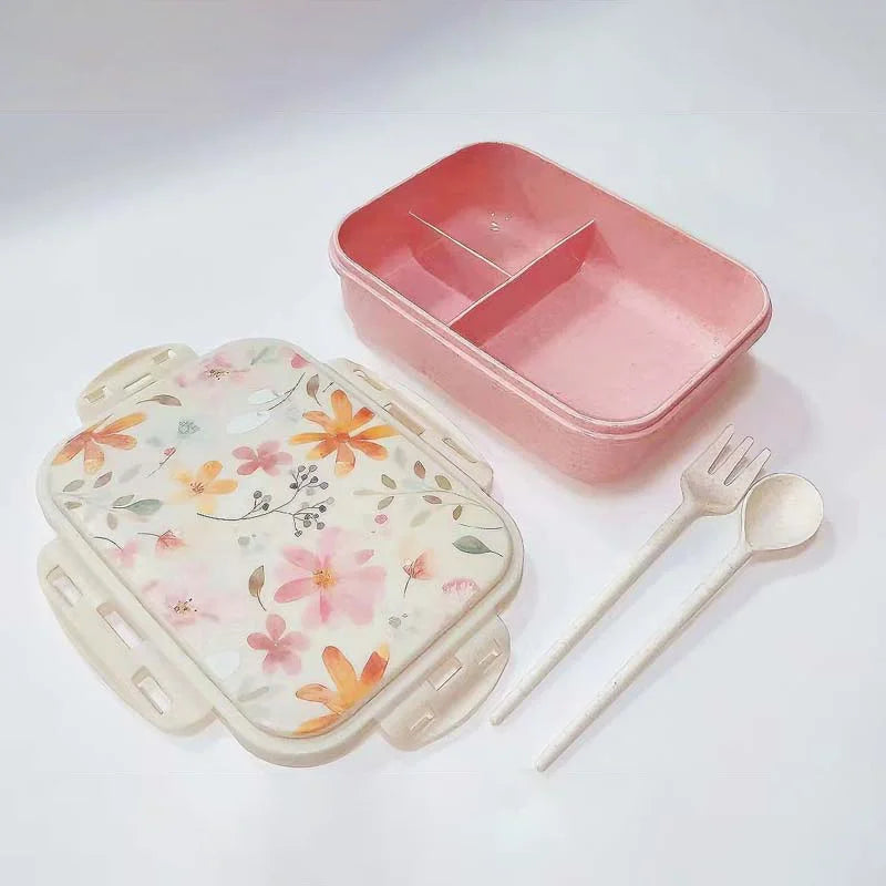 Personalised lunch box for Kids Student Remarks Name LOGO Picture Photo PP Eco-friendly Material With Spoon Fork