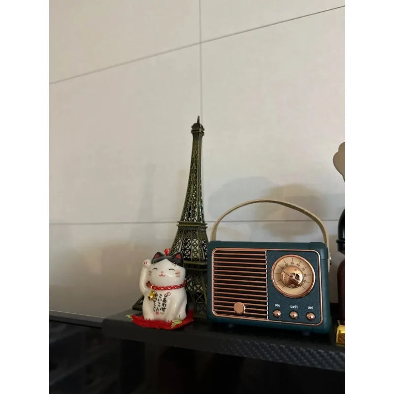 Bronze Paris Eiffel Tower Metal Crafts Home Decoration Accessories Figurine Statue Model Souvenir Home Interior Design 2023 New