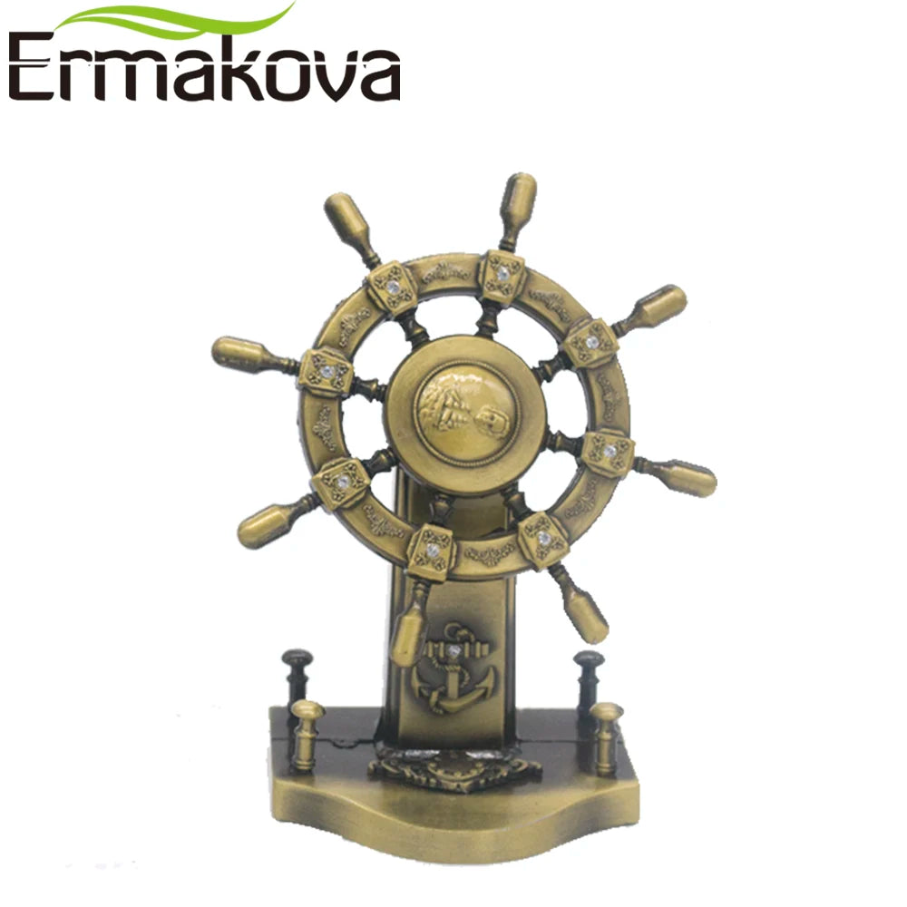 ERMAKOVA Metal Architecture Figurine World Famous Landmark Building Souvenir Statue Home Office Desktop Decor Christmas Gift