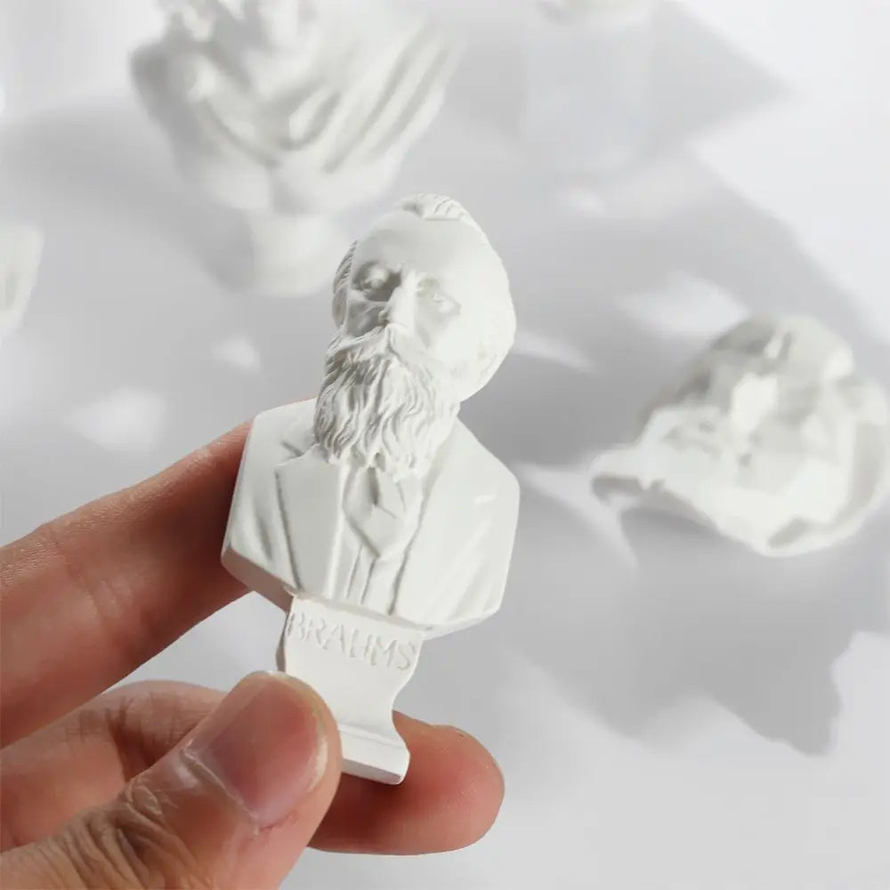 New Mini Figurine Plaster Statue Greek Mythology Celebrities Famous Sculpture Drawing Practice Gypsum Bust Portraits Home Decor