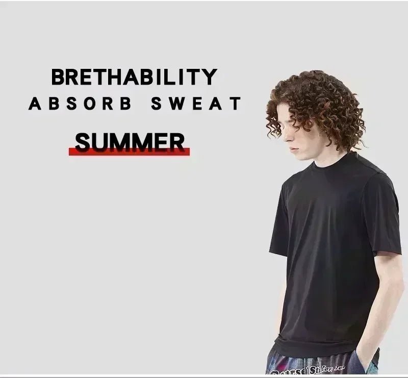 Paris Theme Pattern Print Men's Comfortable Cotton T-shirt, Pattern T-shirt Men's Summer Wear, Men's Clothing