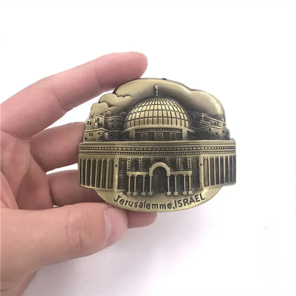 Home Decor Fridge Magnet Refrigerator Metal USA Alaska York Paris Italy London Post Office UK Dubai Belgium Israel Stereo