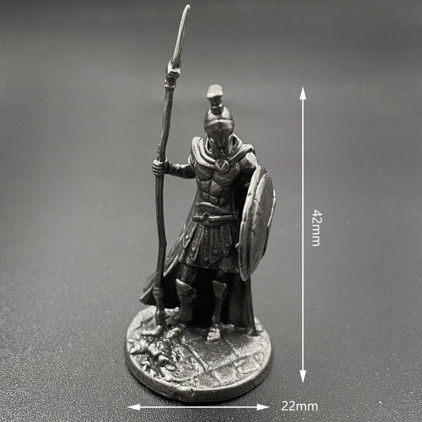 1Pcs Ancient Spartan Rome Soliders Figurines Miniatures Vintage Metal Soldiers Model Statue Desktop Ornament Gift