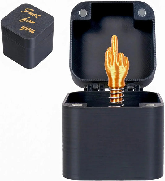 Middle Finger in a Box – Funny Gag & Prank Gift for Adults