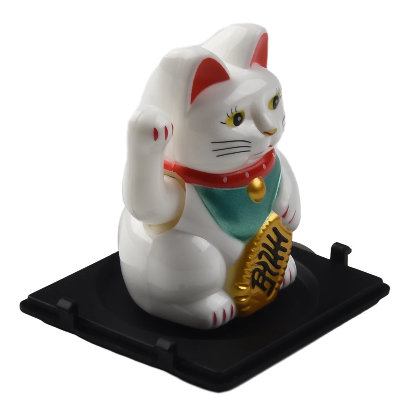 High Quality Lucky Cat Ornament Car Dashboard Decor Vehicle Accessories Automatic Waving Cartoon Decoration Interior