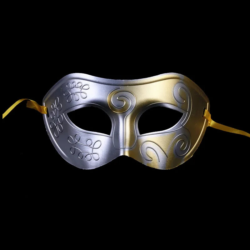 Men Mardi Gras Carnival Mask Venetian Masks Vintage Antique Jazz Masks Masquerade Cosplay Masks Unisex Half Face Party Masks