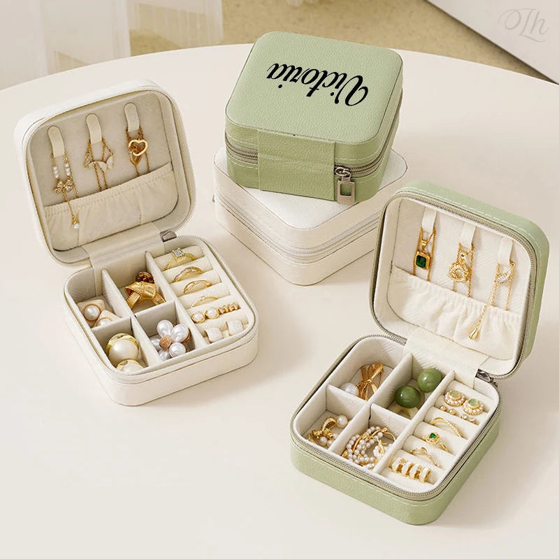 Personalized Jewelry Box for Wedding Gift, Birthday Gift Travel Jewelry Box, Mini Jewelry Box JEWELRY NOT INCLUDED