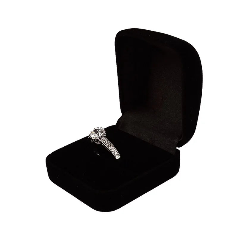 Wedding Prposal Gift Box Earrings Organizer Rings Container Trinket Box Ring Box Jewelry Organizer Packaging Box