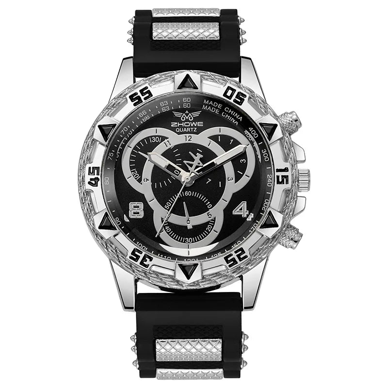Men's Business Stainless Steel Quartz Watch – Stylish Gift for Boyfriend
