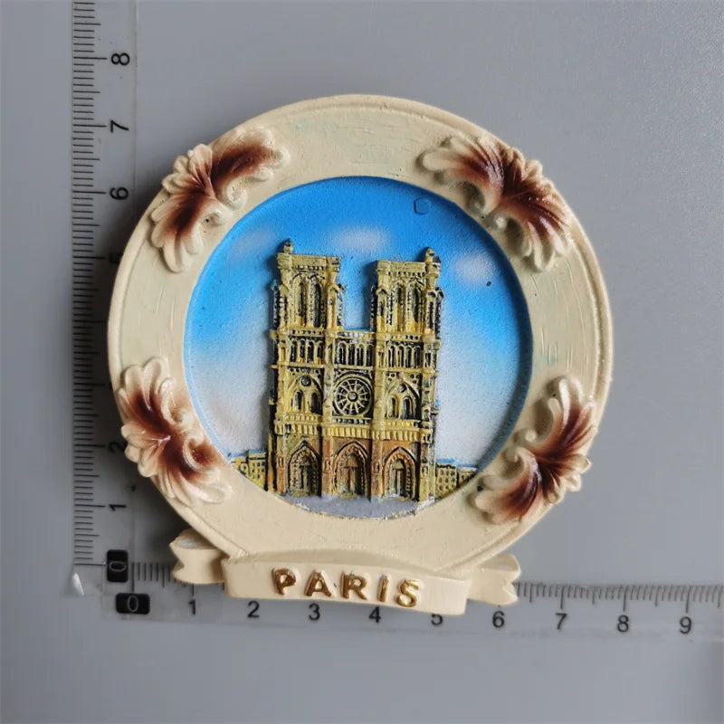 Paris France Tourist Souvenir Fridge Magnets Eiffel Tower French Magnetic Stickers Annecy Decoration on The Fridge Travel Gifts