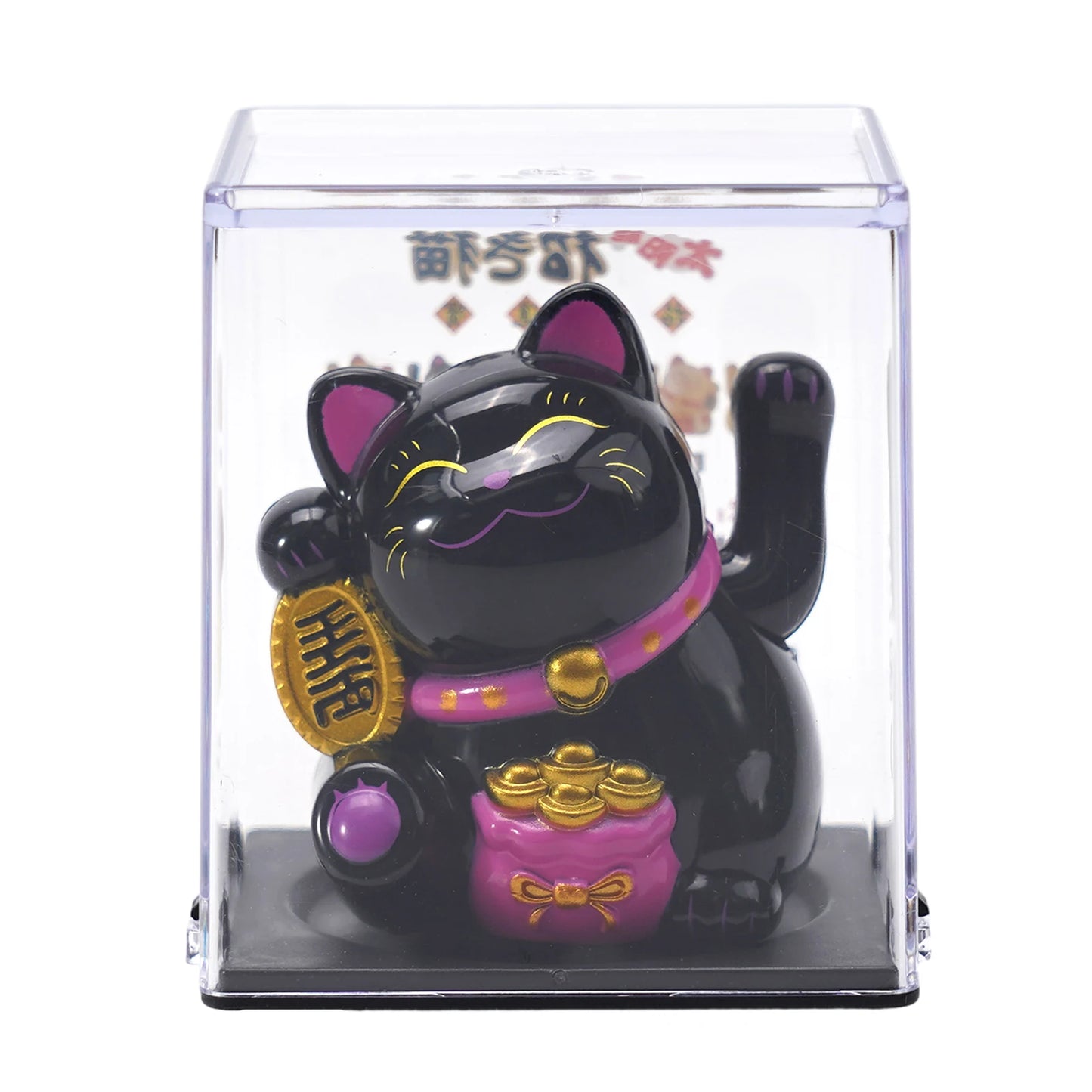 High Quality Lucky Cat Ornament Car Dashboard Decor Vehicle Accessories Automatic Waving Cartoon Decoration Interior